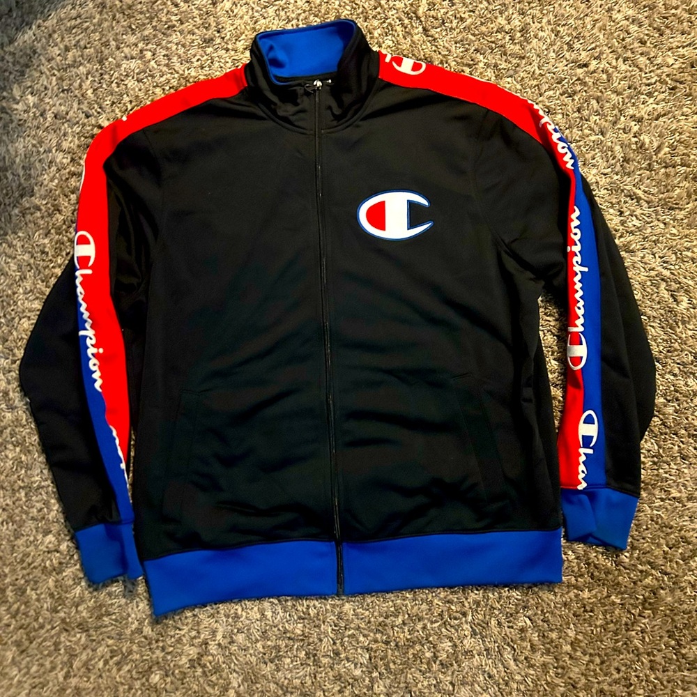 Champion Track Jacket For Men Red/Blue